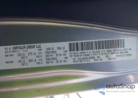 2013 Jeep Wrangler Unlimited Sahara from USA, damaged, VIN 1C4HJWEGXDL655800